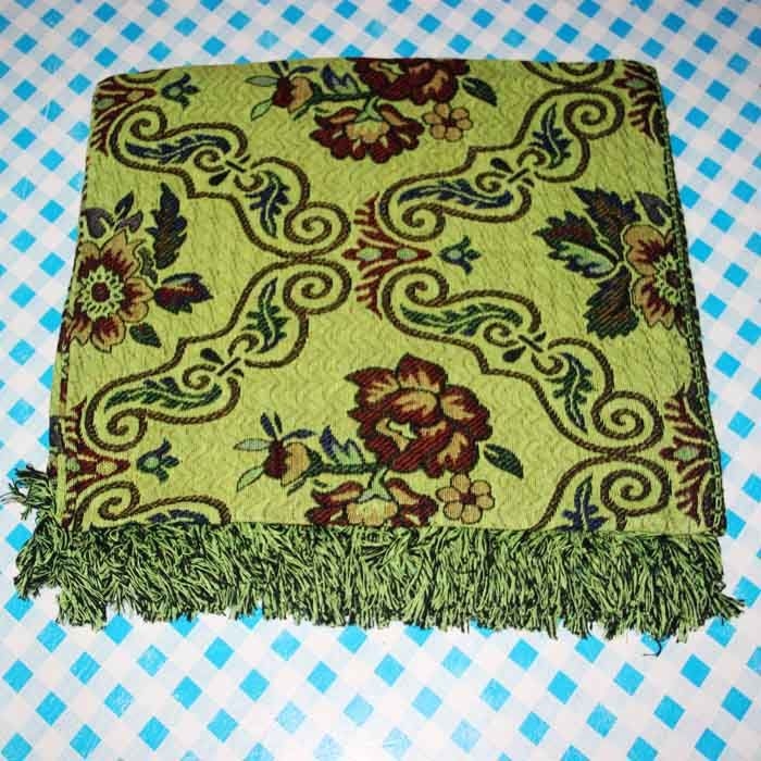 Хавлиено одеяло с флорална шарка, полиестер, за пролетно-есенен сезон, пасторален стил