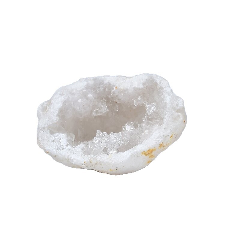 Kristálygeoda beltéri dekorációhoz, modern minimalista stílus, ásványi példány