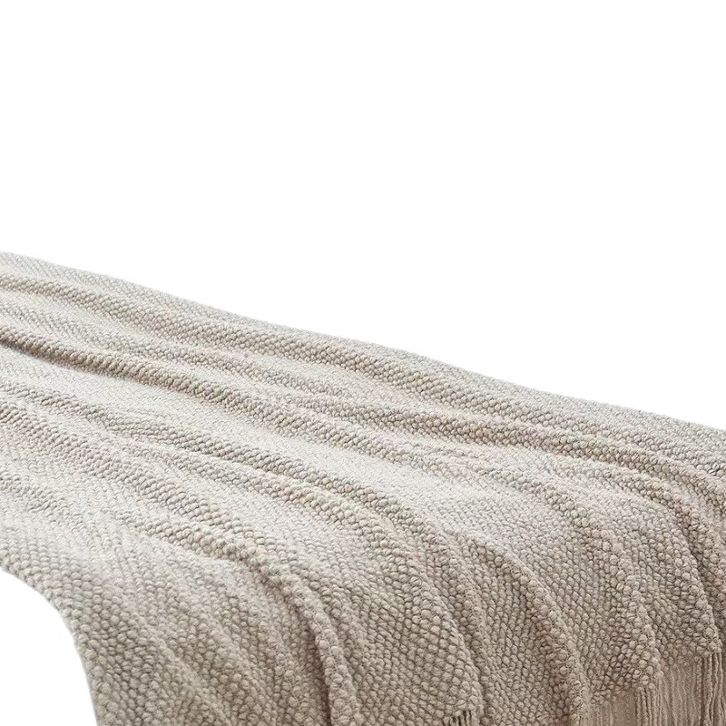 Плетено одеяло от акрилно влакно; 300 g; пролет/есен; персонализация налична; солиден модел