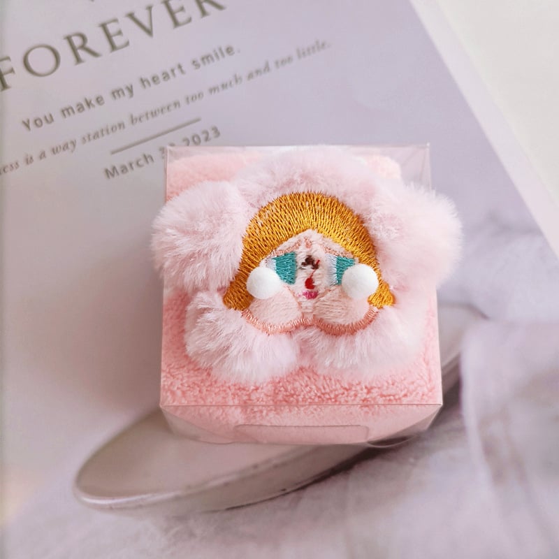 Παιδική τετράγωνη πετσέτα με σχέδιο κλαίγοντος μωρού, κοραλλιού φλίς, 25 g, διαθέσιμη προσαρμογή