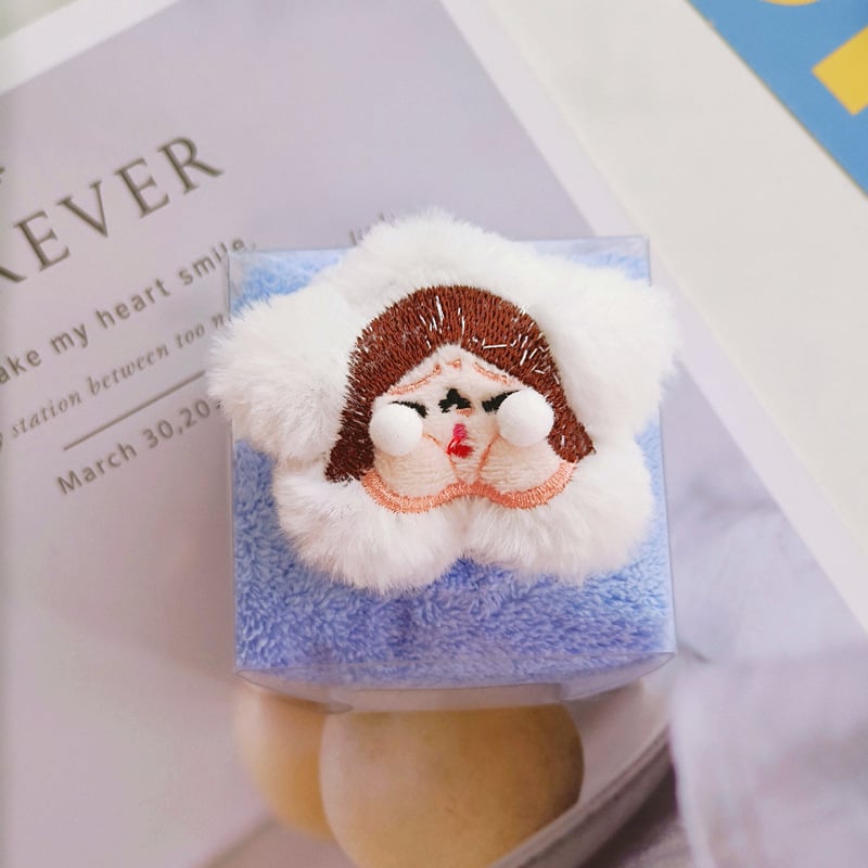 Παιδική τετράγωνη πετσέτα με σχέδιο κλαίγοντος μωρού, κοραλλιού φλίς, 25 g, διαθέσιμη προσαρμογή