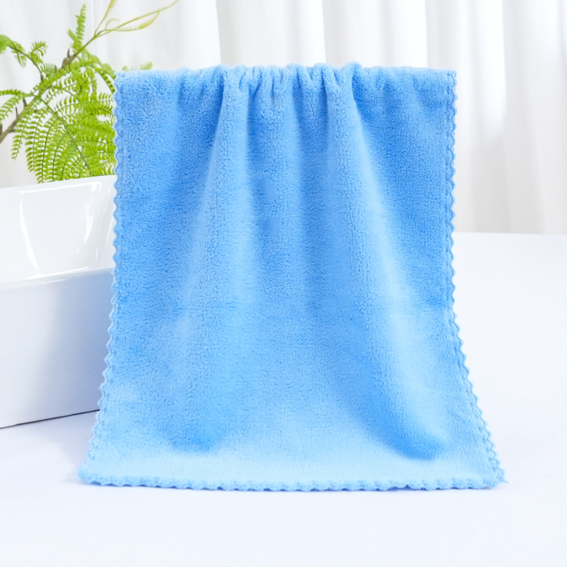 Ručnik za lice od koralne fleece, 150d, 50–80 g, mekan i upijajući