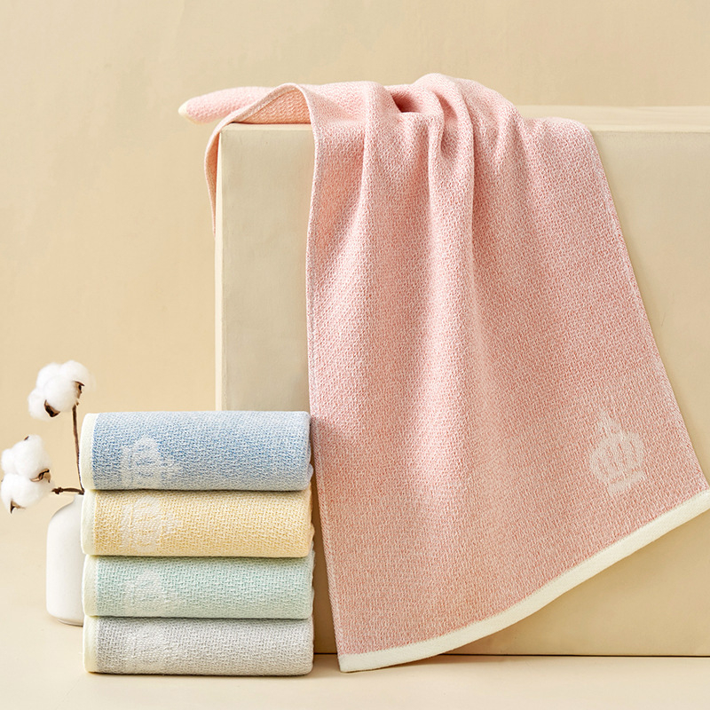 Pamukani Jacquard ručnik za lice, lagan za ljeto, upija i brzo suši, pređa 32s, GSM 50–80