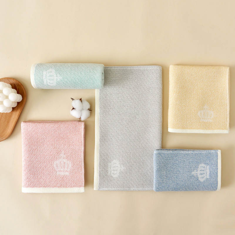 Pamukani Jacquard ručnik za lice, lagan za ljeto, upija i brzo suši, pređa 32s, GSM 50–80