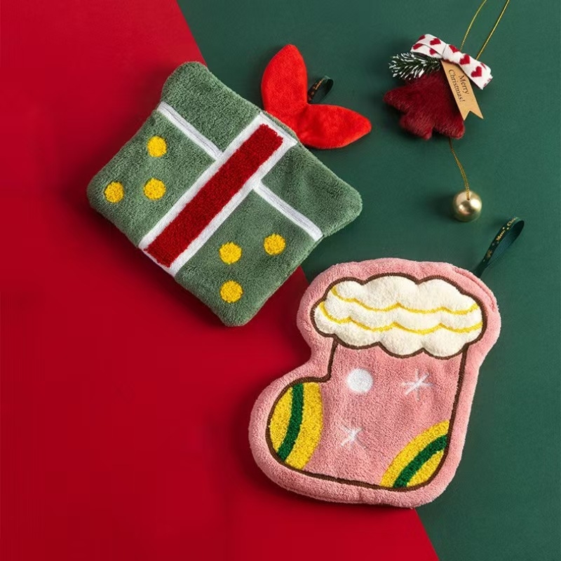 Ručnik za ruke od coral fleecea, šivan, 150D vlakno, težina 30–50 g, prilagodljivo