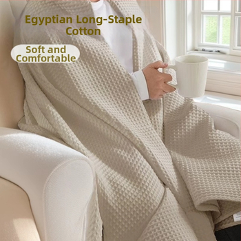 Βαμβακερό κάλυμμα καναπέ με υφή κυψέλης, μοντέρνος μινιμαλισμός, τεσσάρων εποχών, βάρος 300–499 g