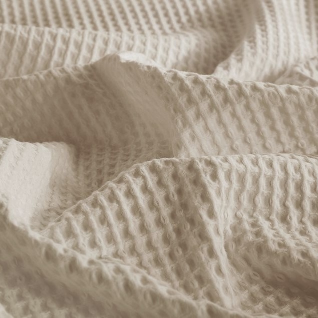 Βαμβακερό κάλυμμα καναπέ με υφή κυψέλης, μοντέρνος μινιμαλισμός, τεσσάρων εποχών, βάρος 300–499 g