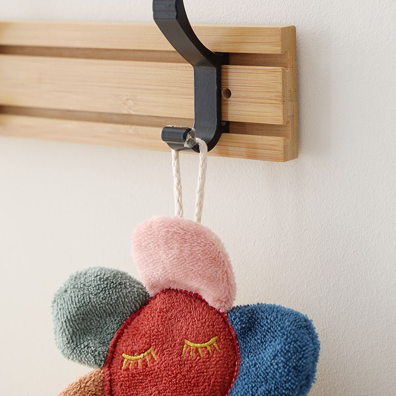 Кръгла кърпа за коса от коралов флийс, 80–99 g, 150D прежда, бродерия и подгъв, персонализация налична