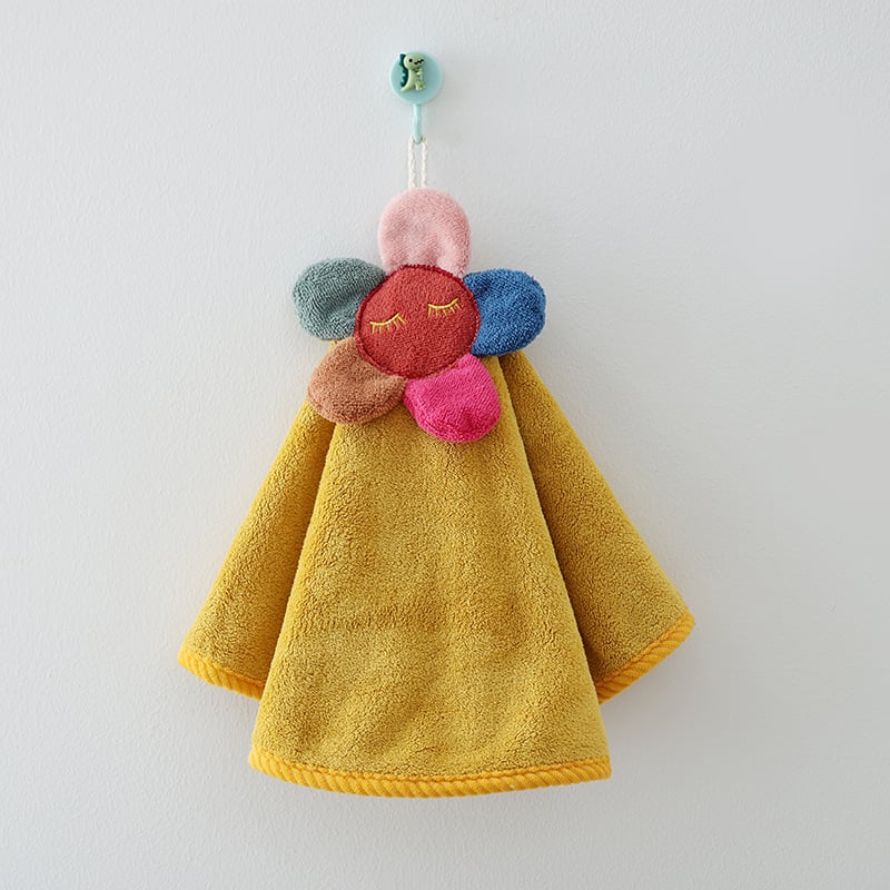 Кръгла кърпа за коса от коралов флийс, 80–99 g, 150D прежда, бродерия и подгъв, персонализация налична