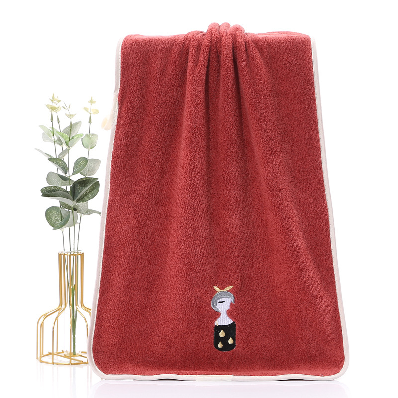 Izšivana krpa za lice od koralnog flisa, broj pređe 16, tkanina ravna, težina 100–120 g, mogućnost prilagodbe