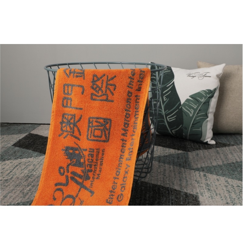 Ζακάρντ Αθλητική Πετσέτα, 100% Βαμβάκι, Νήμα χωρίς Συστροφή, Απλή Ύφανση, Διαθέσιμη Εκτύπωση Λογοτύπου