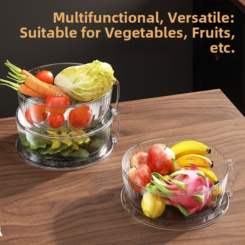 Viacvrstvový PET kuchynský systém na uskladnenie potravín s izoláciou a ochranou proti prachu pre zeleninu a zvyšky