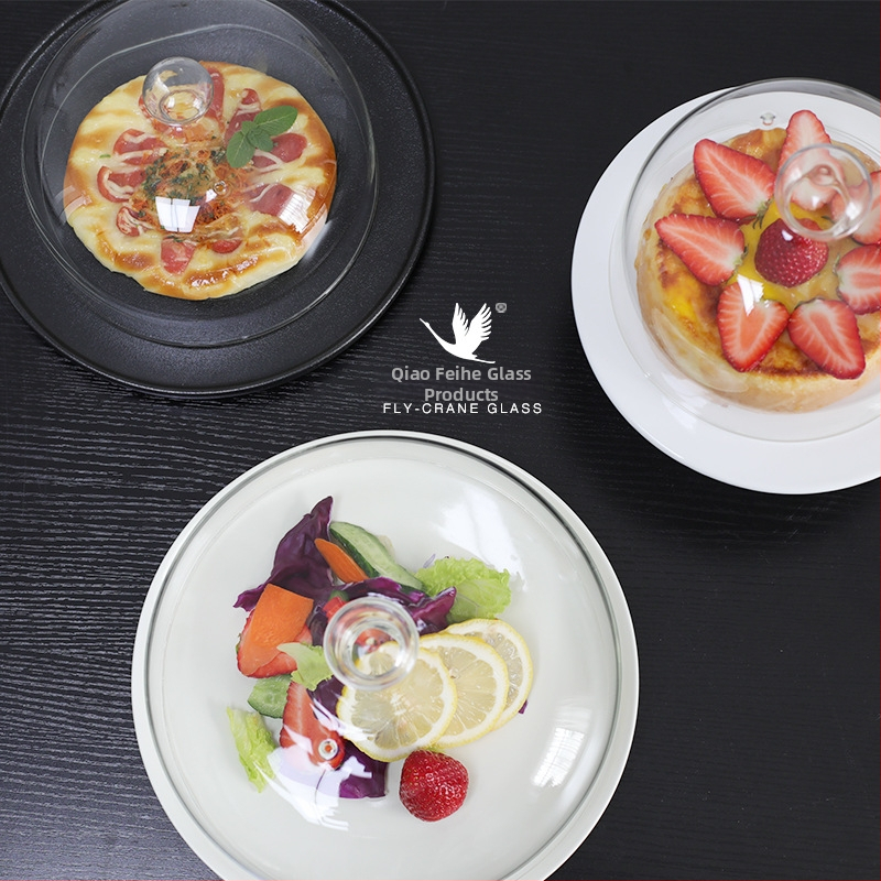 Kryt na mikrovlnnú rúru na potraviny, teplovzdorné sklo, multifunkčný, izolácia a prachotesnosť (teplovzdorné sklo; multifunkčné; izolácia; prachotesnosť; prispôsobiteľný podľa výkresov)