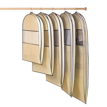 Κάλυμμα ενδυμάτων από μη υφασμένο ύφασμα – ιαπωνικού στυλ, πλήρως κλειστό, κρεμάστρα, προστασία από σκόνη και υγρασία για αποθήκευση στο υπνοδωμάτιο