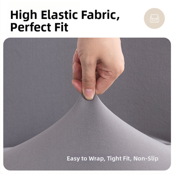 Navlaka za kutnu garnituru, minimalistički stil, smjesa poliestera 92% i elastana 8%, obrada i prilagodba dostupni