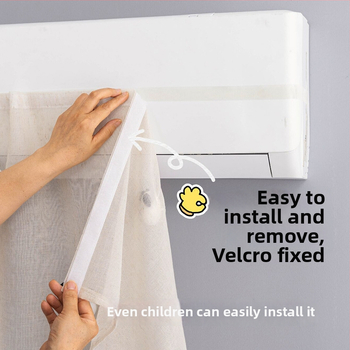 Калъф за климатик - Kimhome, памук и лен, прост стил