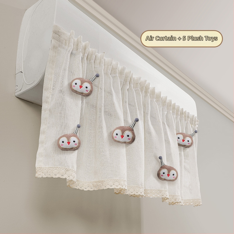 Калъф за климатик - Kimhome, памук и лен, прост стил