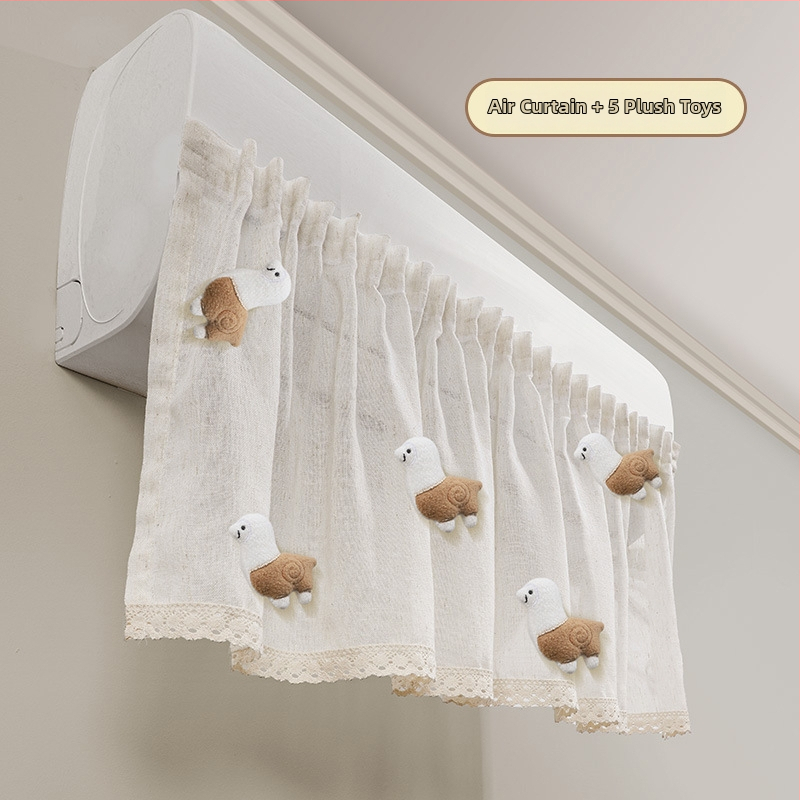 Калъф за климатик - Kimhome, памук и лен, прост стил