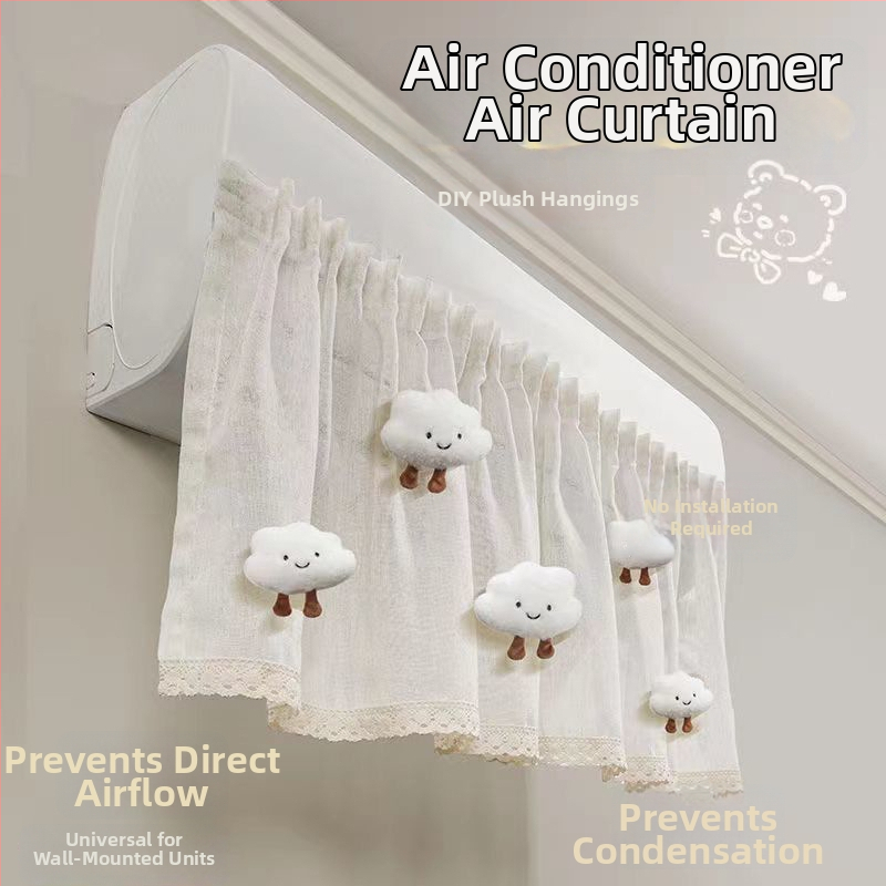 Калъф за климатик - Kimhome, памук и лен, прост стил