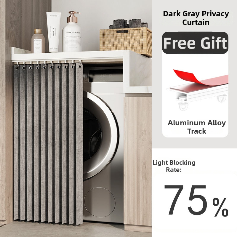 Капак за пералня – полиестер, Pu Bath, модерен минималистичен стил, покривка за прах/диван/климатик