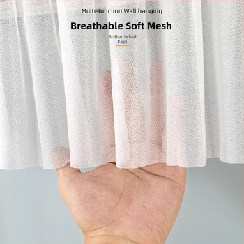 Калъф за климатик – кръгла дантелена бродерия, универсален, модерен минималистичен стил