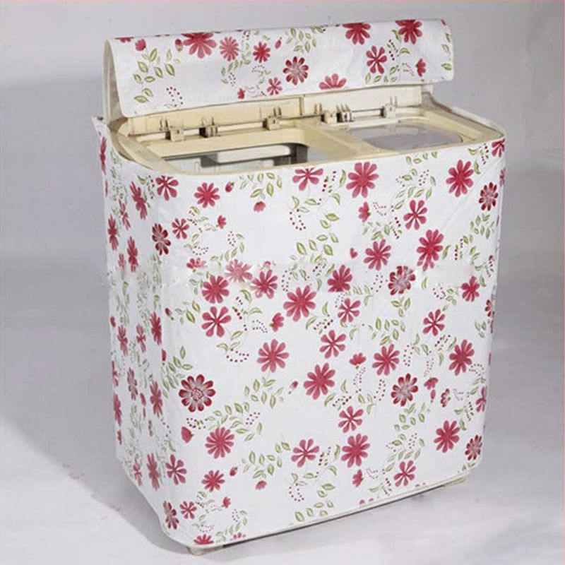 Капак за пералня - водоустойчив, UV защита, полуавтоматичен, с двойна цилиндрична конструкция, прахозащитен