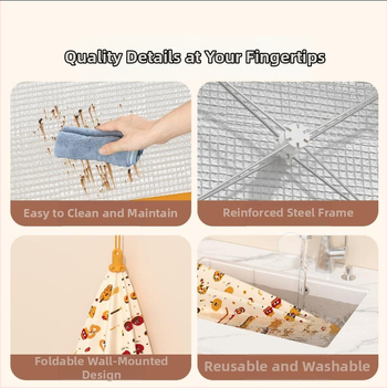 Θερμική κάλυψη φαγητού – Weile, πολυεστέρας, μοντέλο 2025, μόνωση και προστασία από σκόνη