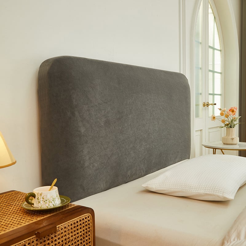 Покривка за главата на леглото Lazy Worm — велур с ефект облак, противохлъзгаща се еластична лента, прахоозащитна облегалка, модерен минималистичен стил, персонализируема