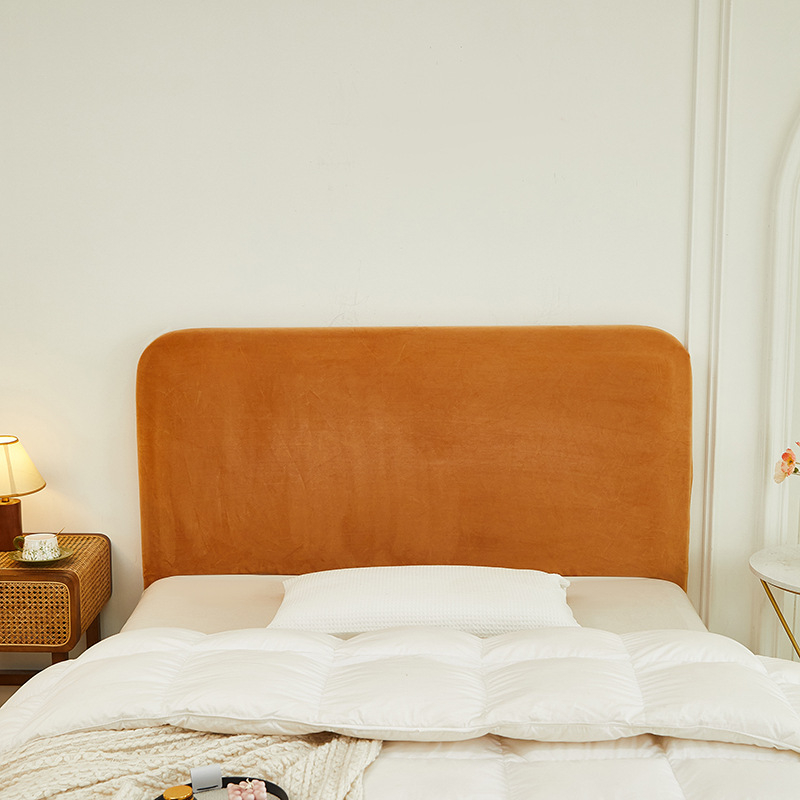 Покривка за главата на леглото Lazy Worm — велур с ефект облак, противохлъзгаща се еластична лента, прахоозащитна облегалка, модерен минималистичен стил, персонализируема