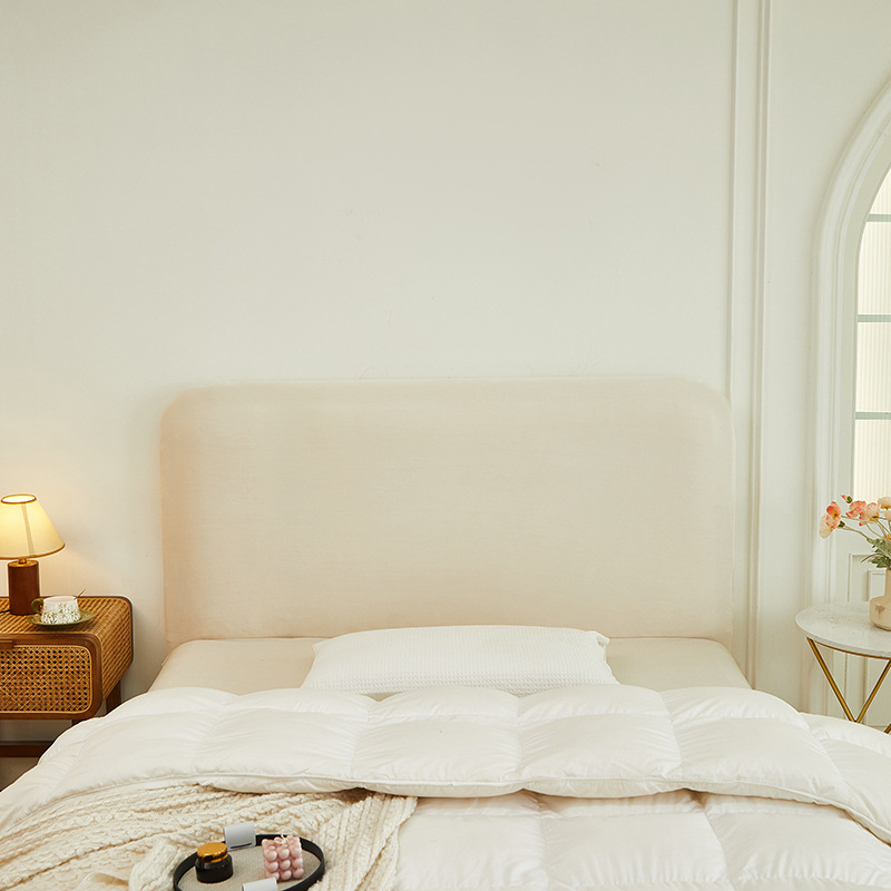 Покривка за главата на леглото Lazy Worm — велур с ефект облак, противохлъзгаща се еластична лента, прахоозащитна облегалка, модерен минималистичен стил, персонализируема