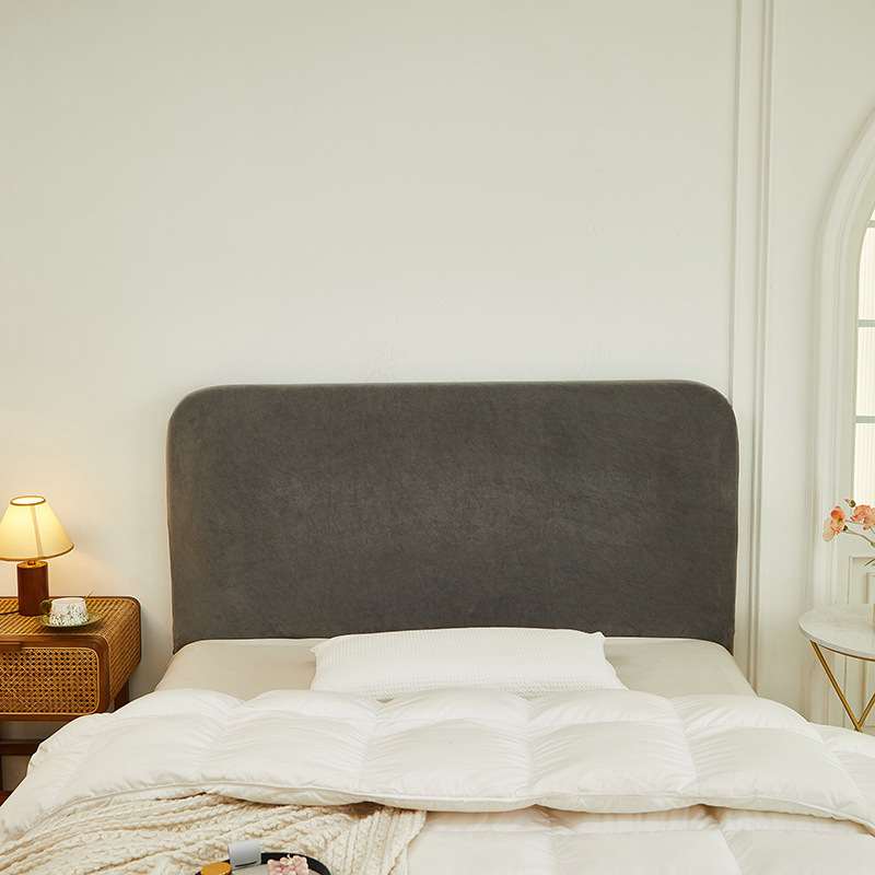 Покривка за главата на леглото Lazy Worm — велур с ефект облак, противохлъзгаща се еластична лента, прахоозащитна облегалка, модерен минималистичен стил, персонализируема