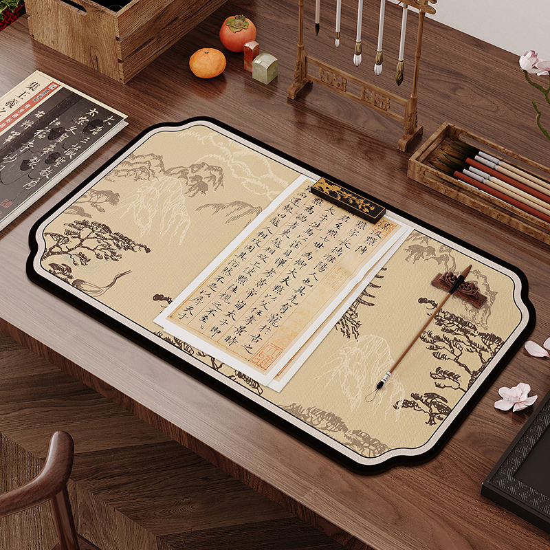 Nova kaligrafska podloga za stol u kineskom stilu s rastlinskim uzorkom