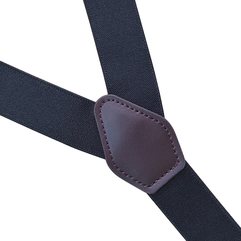 Bretele unisex cu 3 clips, reglabile, cross-back, elastice din poliester