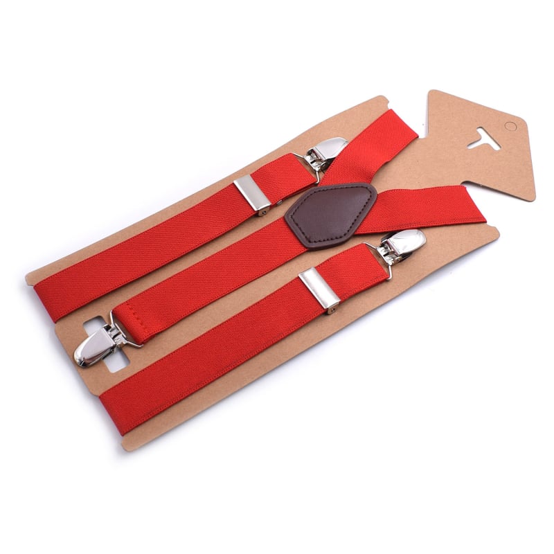 Bretele unisex cu 3 clips, reglabile, cross-back, elastice din poliester