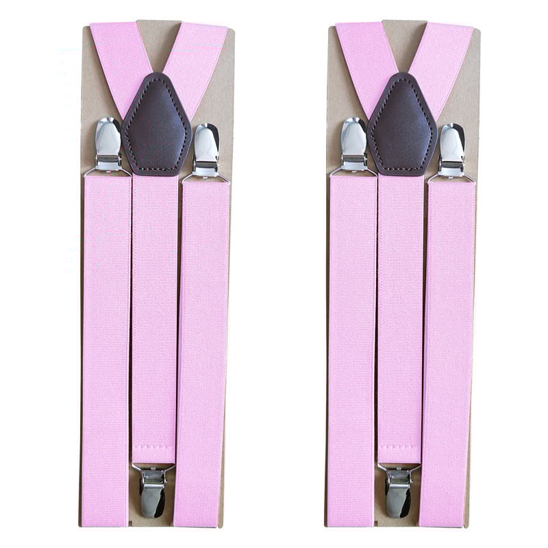 Bretele unisex cu 3 clips, reglabile, cross-back, elastice din poliester