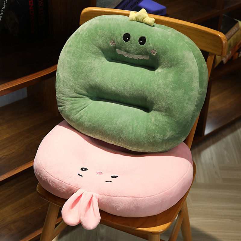 Perna de scaun groasă pentru studenți, pernă pentru scaun auto pentru examenul de permis — catifea pluș, umplutură PP bumbac, conținut țesătură 70%