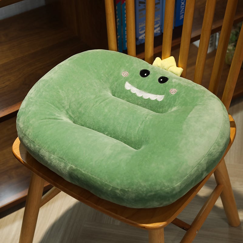 Perna de scaun groasă pentru studenți, pernă pentru scaun auto pentru examenul de permis — catifea pluș, umplutură PP bumbac, conținut țesătură 70%