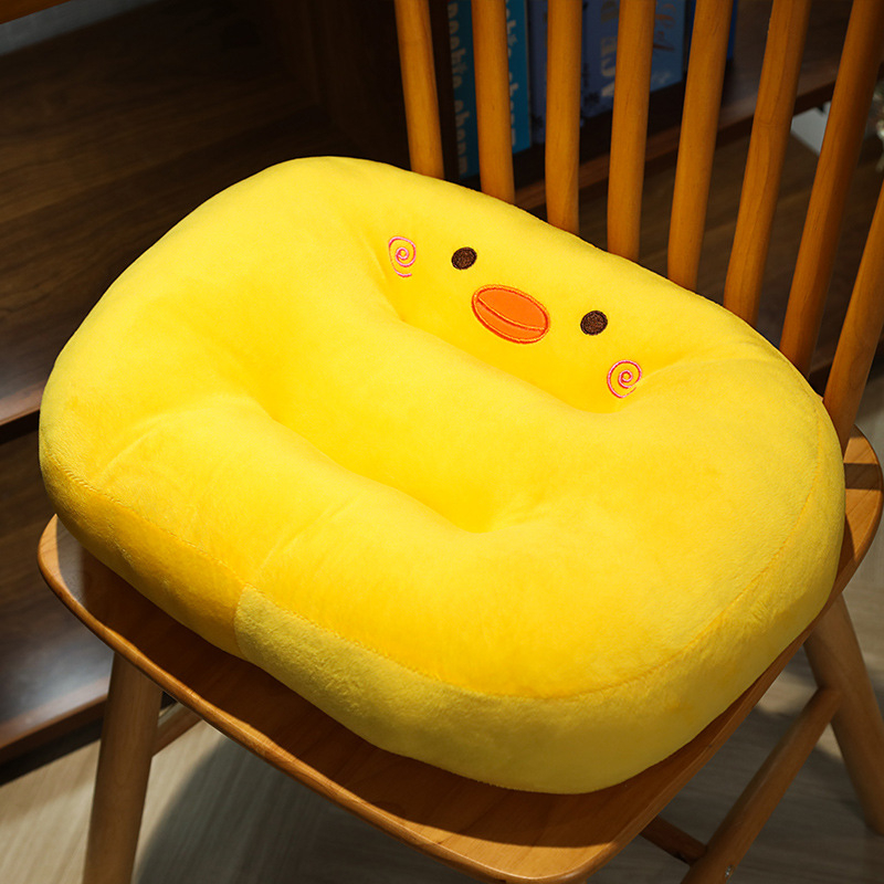 Perna de scaun groasă pentru studenți, pernă pentru scaun auto pentru examenul de permis — catifea pluș, umplutură PP bumbac, conținut țesătură 70%