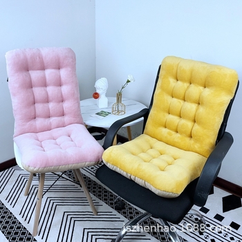 Perna de șezut din pluș, cu umplutură din fibre de poliester — potrivită pentru birou, restaurant, balcon și alte spații; stil modern minimalist; personalizare disponibilă