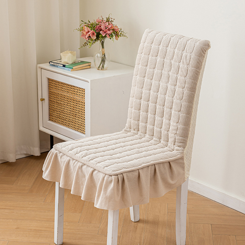 Székfedél, vastagolt steppelt dizájn, minden évszakra, téglalap alakú, rács mintázat, könnyű luxus stílus, csúszásgátló