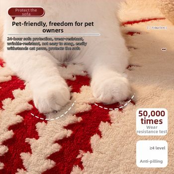 Plišano navlaka za kauč – prugasti uzorak, pogodna za kombinirane kauče, moderni minimalistički stil, navlaka za prašinu