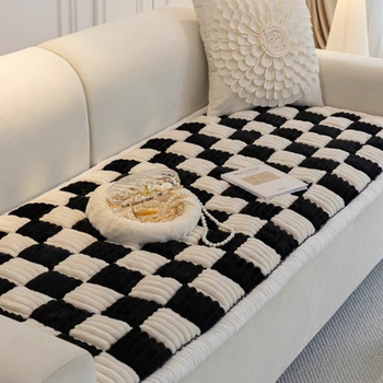 Selyem virágos kanapé párna, minimalist pad-stílus, csúszásmentes, moduláris kanapéhoz, mahagóni tömörfa részletekkel