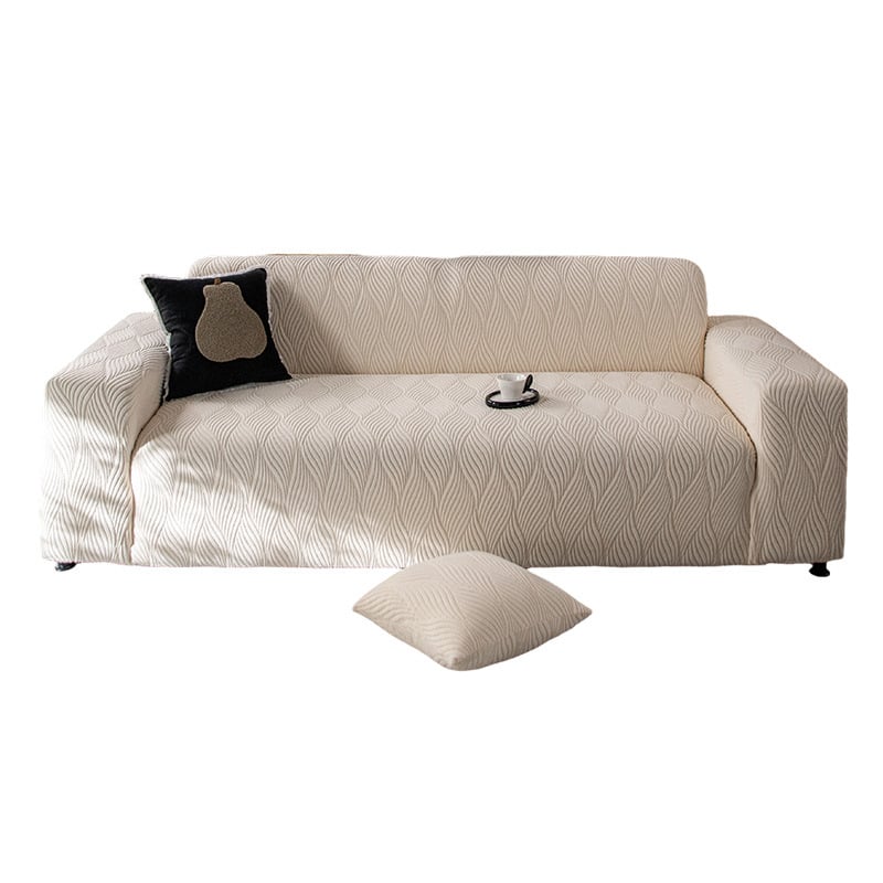 Jacquard baršunasta navlaka za modularne kauče, protuklizno potpuno pokrivanje, minimalistički stil, sve sezone