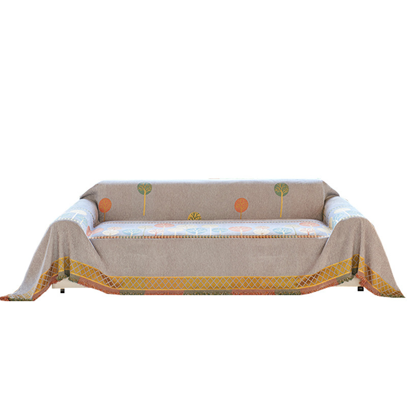 Chenille kanapétakaró, egyrészes teljes fedés, sarokkanapákhoz, modern minimalista stílus, testreszabás elérhető