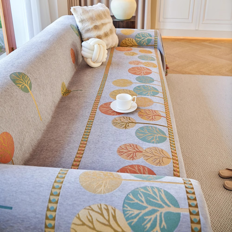 Chenille kanapétakaró, egyrészes teljes fedés, sarokkanapákhoz, modern minimalista stílus, testreszabás elérhető