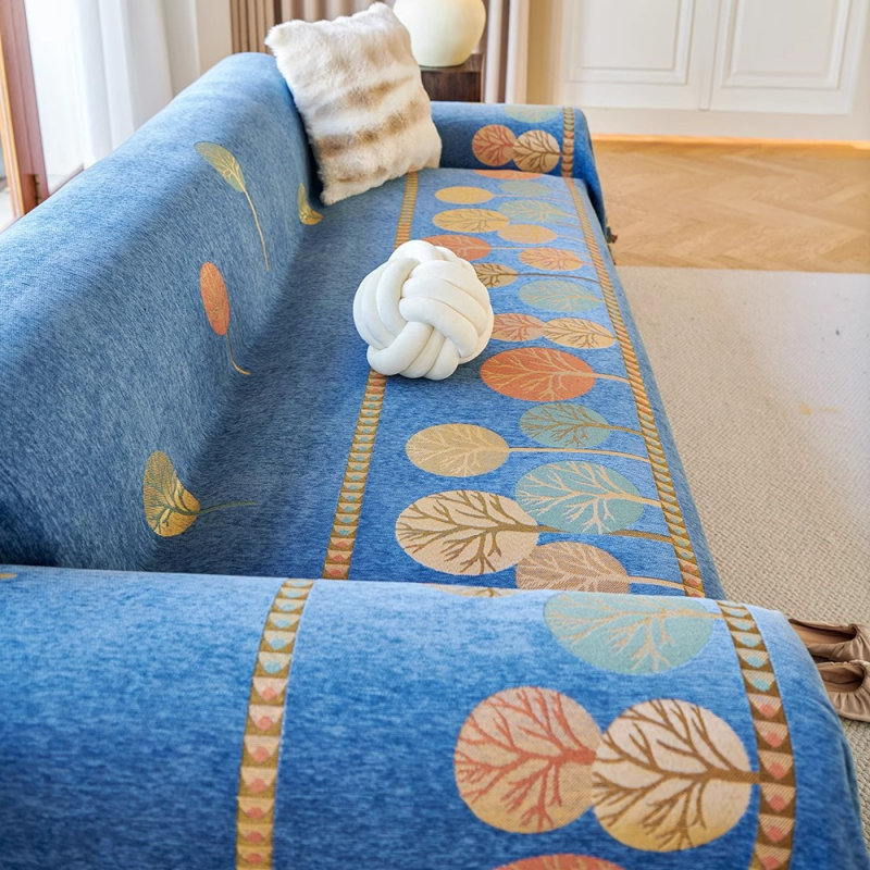 Chenille kanapétakaró, egyrészes teljes fedés, sarokkanapákhoz, modern minimalista stílus, testreszabás elérhető