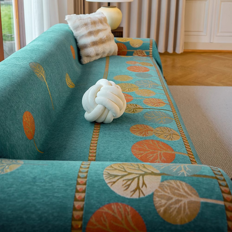 Chenille kanapétakaró, egyrészes teljes fedés, sarokkanapákhoz, modern minimalista stílus, testreszabás elérhető