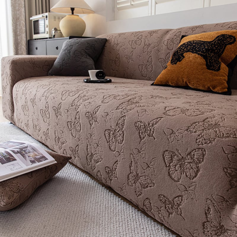 Négy évszakos univerzális rugalmas kanapévédő huzat – csúszásmentes, macskakarcolás elleni; poliészter; modern stílus; általános kanapé típus; mintázat 911890181