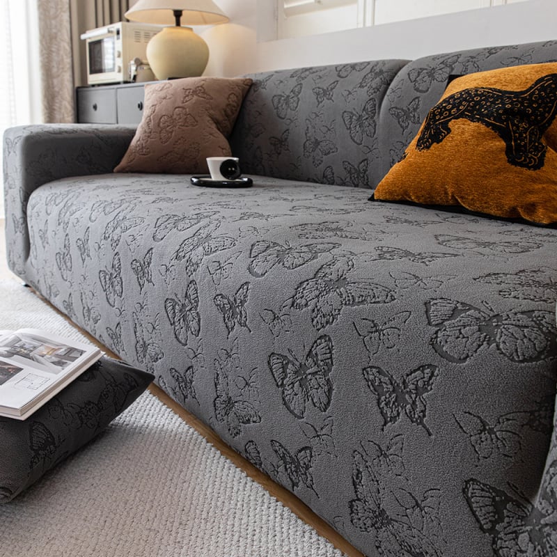 Négy évszakos univerzális rugalmas kanapévédő huzat – csúszásmentes, macskakarcolás elleni; poliészter; modern stílus; általános kanapé típus; mintázat 911890181