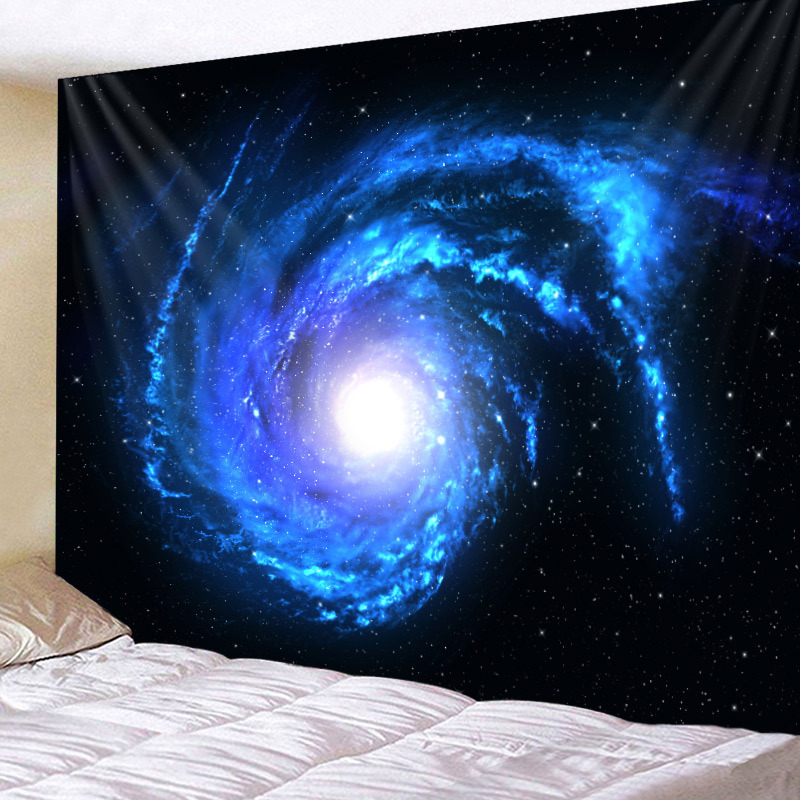 Гоблен за стена със звездна нощ, полиестер, машинно тъкане, сценичен дизайн, възможност за персонализация